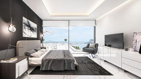 Villa de obra nueva con excelentes vistas al mar y al Peñón de Ifach, Calpe
