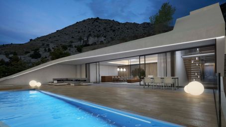 Proyecto de nueva construcción con vistas panorámicas al mar en Altea