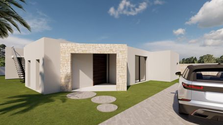 Newly built single-storey villa in Calpe