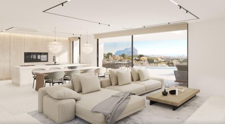 Luxury Villa with Panoramic Sea Views and Peñón de Ifach in Calpe