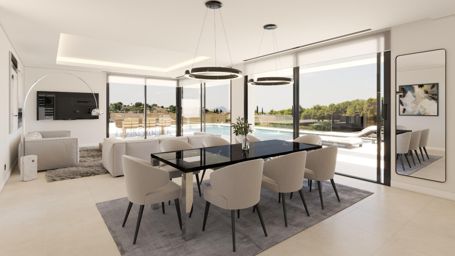Modern villa project in Empedrola with beautiful views, Calpe