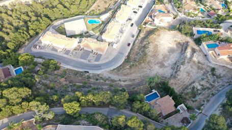 Grand terrain à Cucarres avec vue sur la mer, Calpe