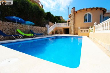 Cosy villa with spectacular views in Maryvilla, Calpe