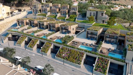 Élégantes villas de luxe avec vue sur la mer à La Nucia