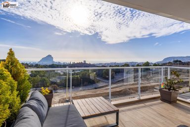 Apartamento con espectaculares vistas al mar y al Peñón de Ifach en Calpe