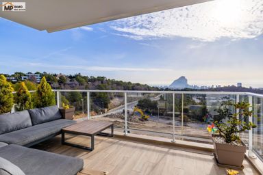 Apartamento con espectaculares vistas al mar y al Peñón de Ifach en Calpe