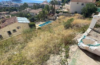 Terrain avec vue spectaculaire sur la mer et le Peñón d'Ifach, Calpe