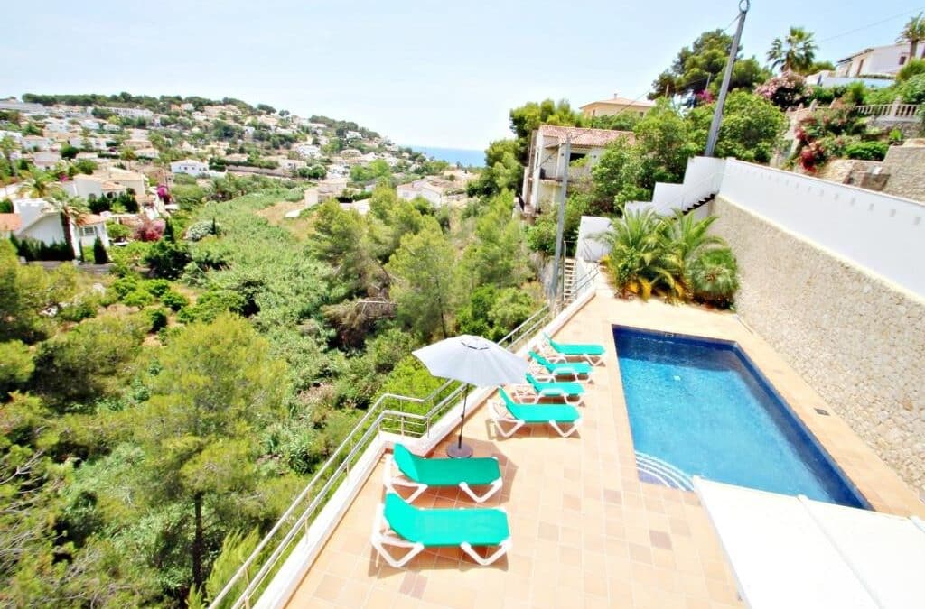 Villa Fanadix in Calpe: modernes Design, Meerblick und Komfort