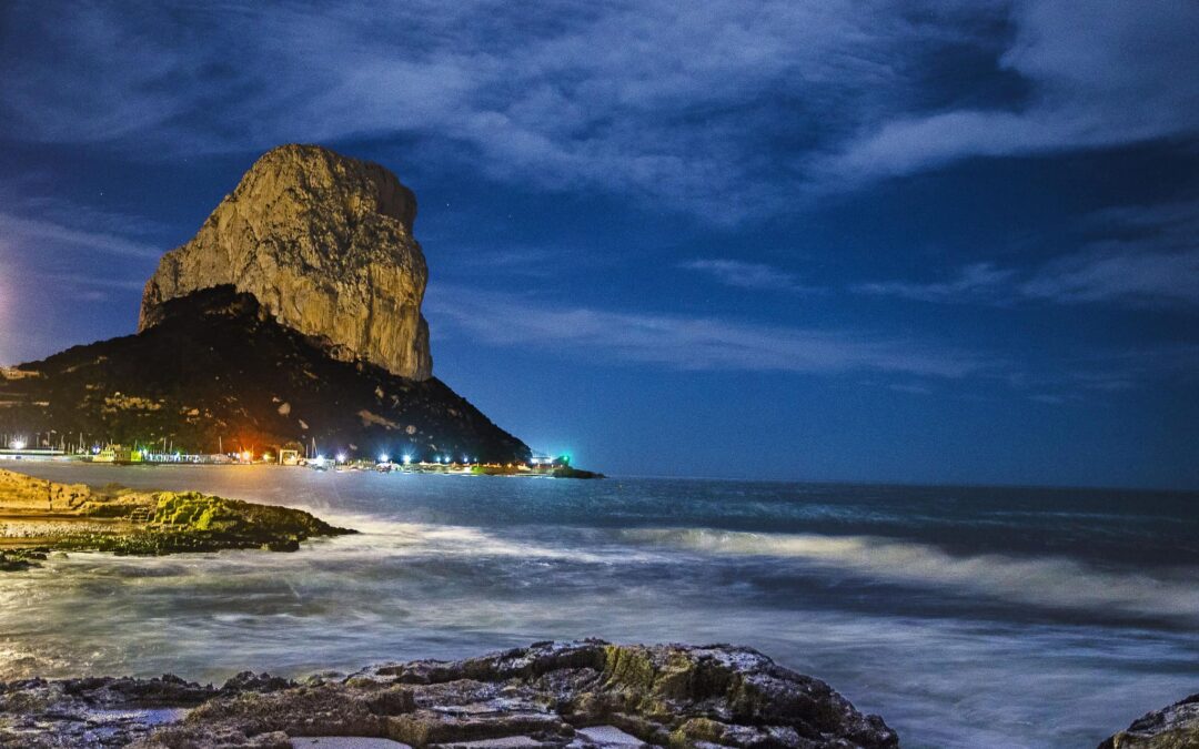 Calpe de noche