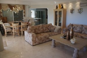 Wohnzimmer der Luxusvilla in Calpe, Cucarres Bereich